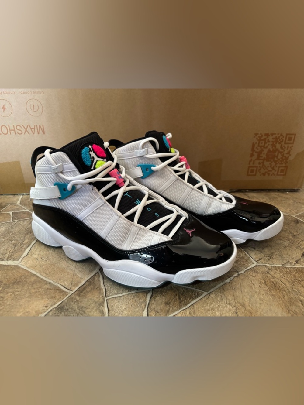 Jordan 6 Rings South Beach Men’s Size 12 Shoes